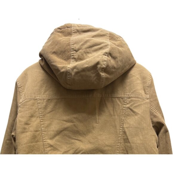 Levi's Tan Corduroy & Sherpa Trucker Hoodie Jacket - Picture 6 of 10